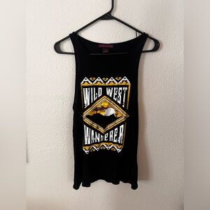 Rock and Roll Cowgirl Graphic Tank
